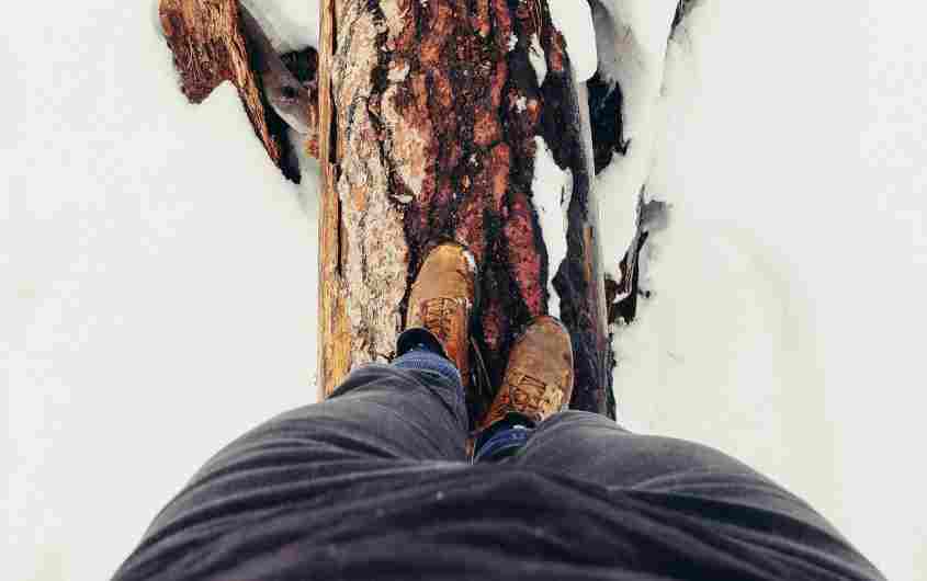 Balance study habits snow walking