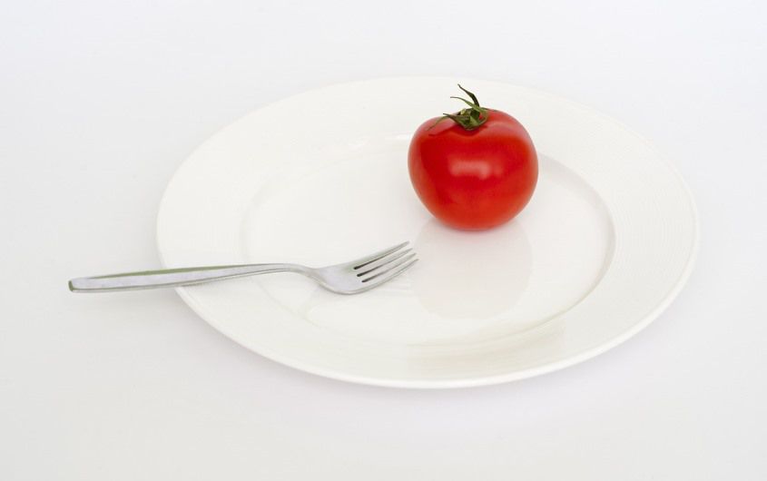 mental side of weight loss tomato plate