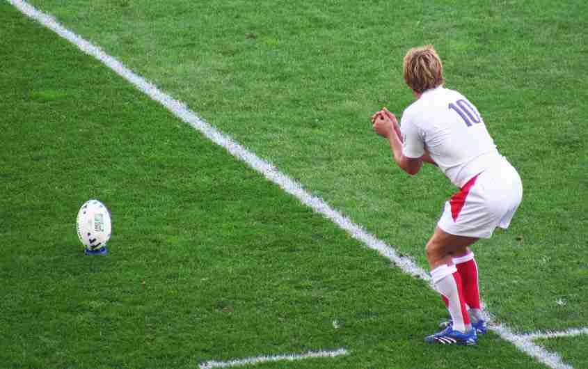 rugby practicing perfection