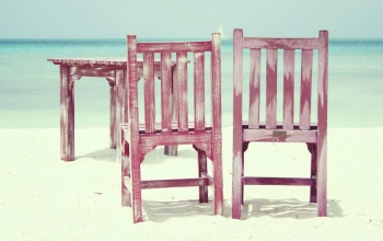 Table, Chairs, Dream, Ocean, Relaxation